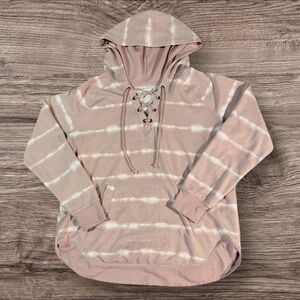 Maurices Pink Tie-Dye Hoodie